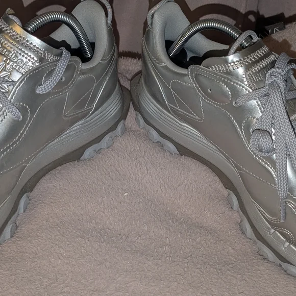 Reebok X Cardi B Silver Sneakers - Picture 2 of 6